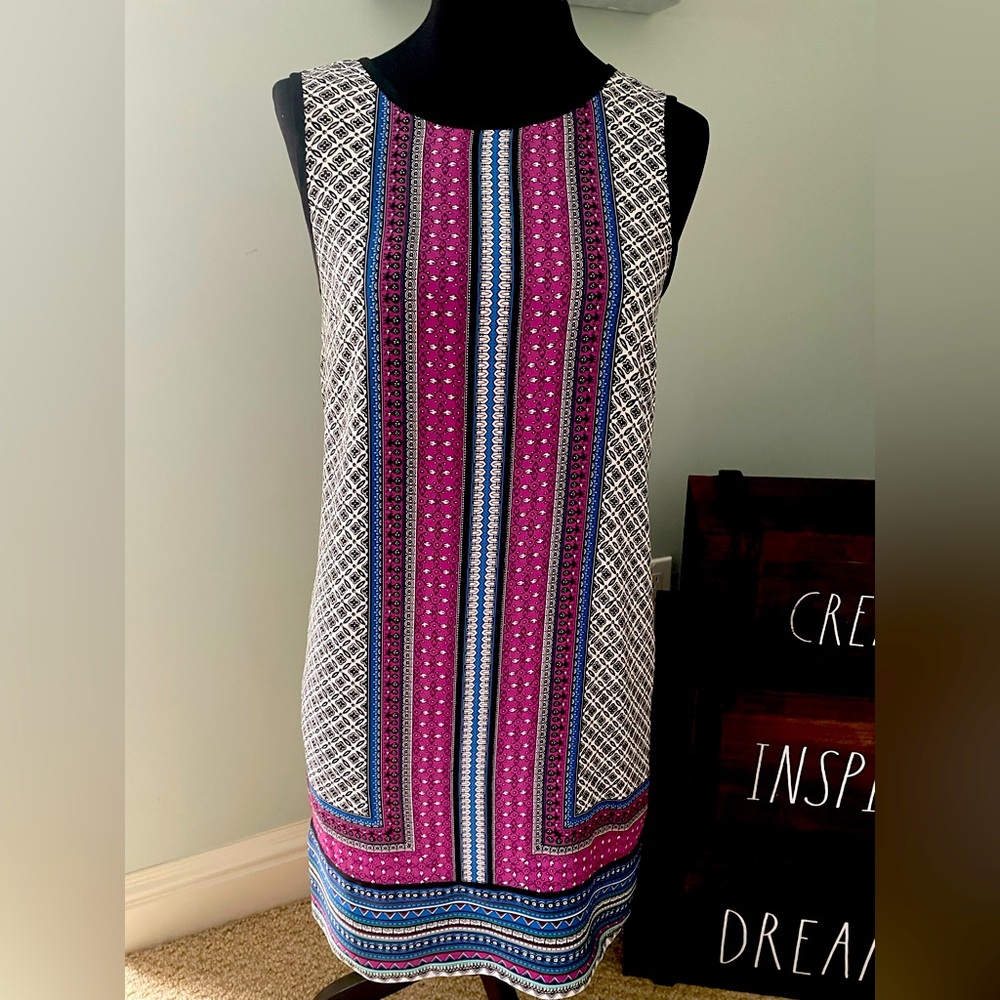 Laundry Geometrical pattern Dress size 4